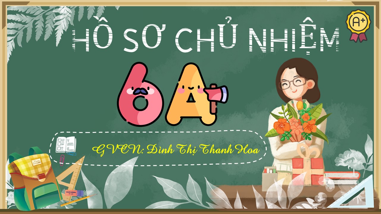HỒ SƠ CHỦ NHIỆM LỚP 6A